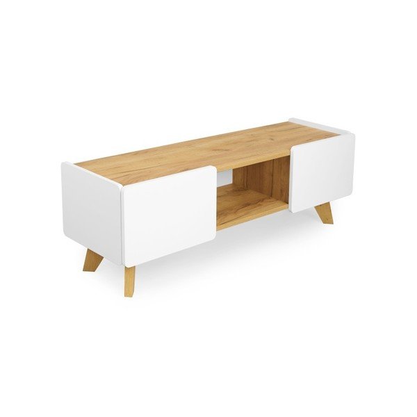 Szafka pod TV z 2 szufladami SKANDICA Lett-image-3