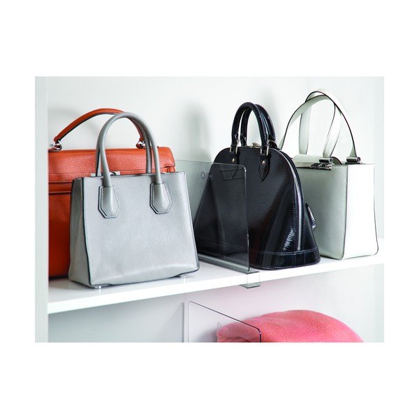 Przezroczysta przegroda na półkę iDesign The Home Edit, 4,5x25,9x30,9 cm-image-2