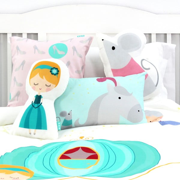 Dziecięca pościel bawełniana z poszewką na poduszkę Mr. Fox Pumpkin, 140x200 cm-image-3