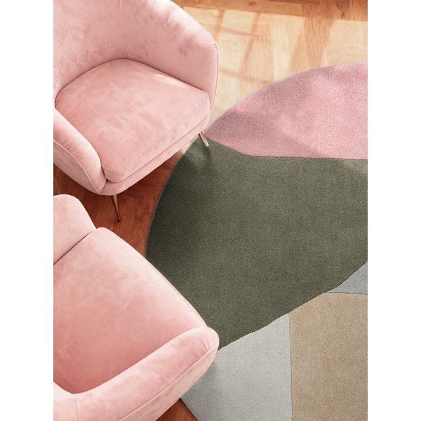 Wełniany okrągły dywan tkany ręcznie ø 200 cm Westminster Curzon – Ted Baker-image-3