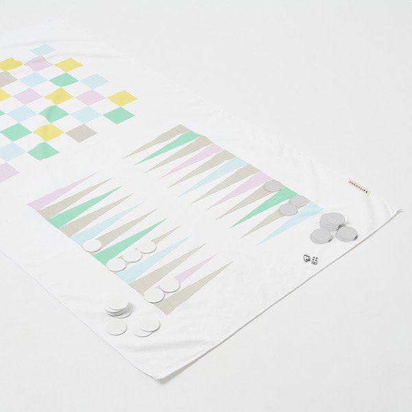 Bawełniany ręcznik plażowy Sunnylife Summer Games, 160x90 cm-image-1