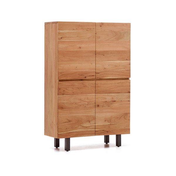 Komoda z litego drewna akacjowego w naturalnym kolorze 100x155x40,5 cm Uxue – Kave Home-image-2