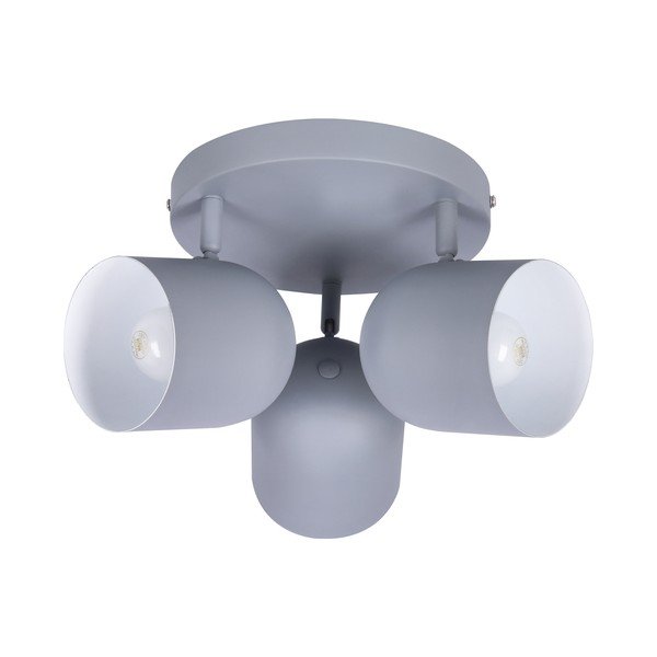 Jasnoniebieska lampa sufitowa z metalowym kloszem 32x32 cm Azuro – Candellux Lighting