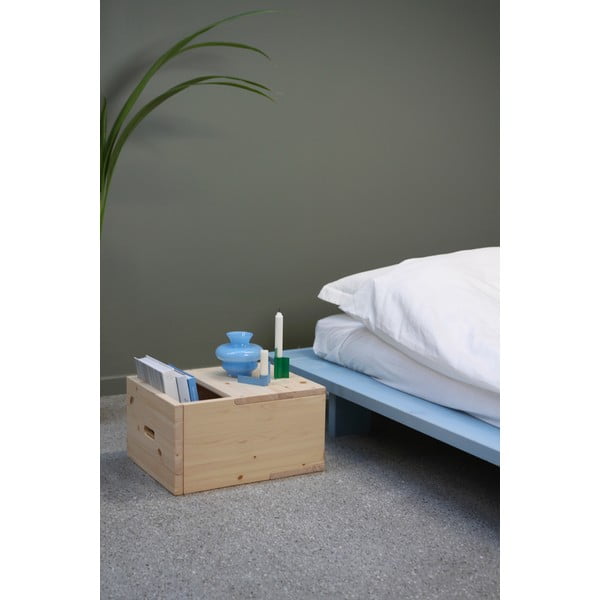 Szafka nocna z litego drewna sosnowego w naturalnym kolorze Grab It – Karup Design-image-4