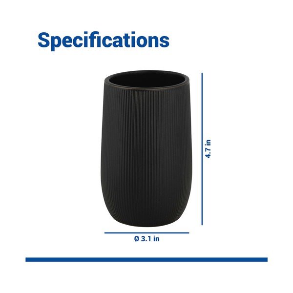 Zielony kubek na szczoteczki do zębów ceramiczny Fablo – Wenko-image-3