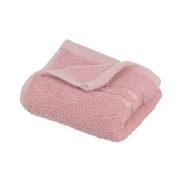 Różowy bawełniany ręcznik frotte 30x50 cm Simple – Casa Selección