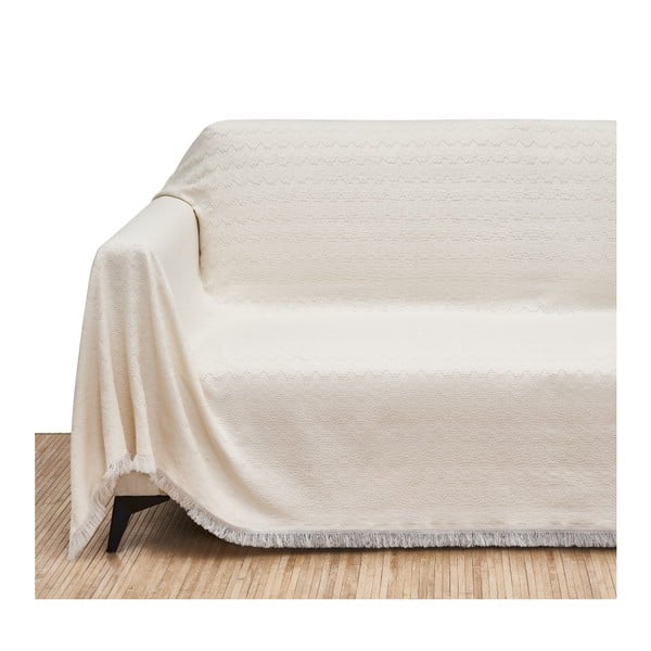 Kremowa narzuta na łóżko dwuosobowe 180x290 cm Up & Down – Casa Selección