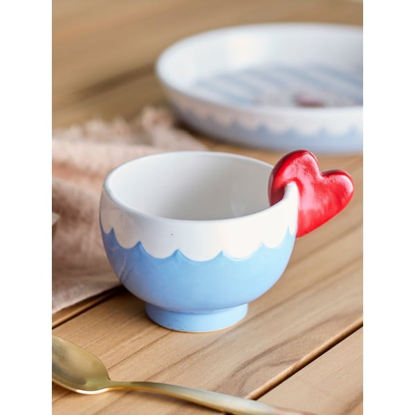 Jasnoniebieska kamionkowa filiżanka 220 ml Lively – Bloomingville-image-1