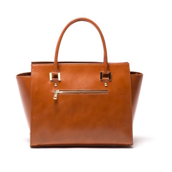 Skórzana torebka Mangotti 382 Cognac-image-1