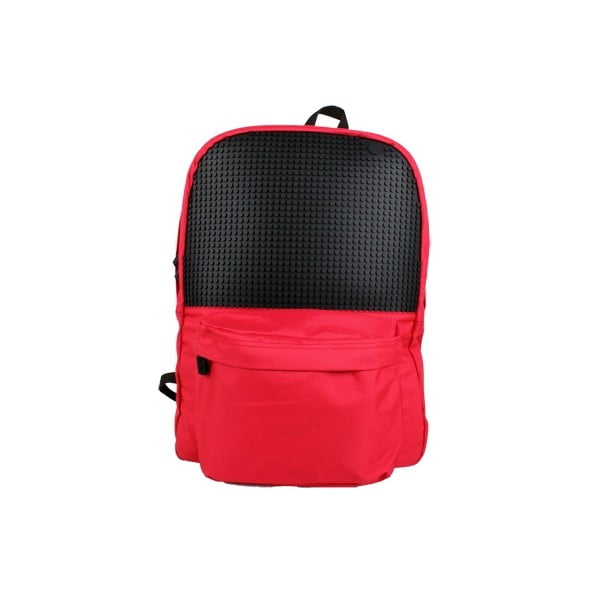 Plecak Pixelbag, czerwony/czarny