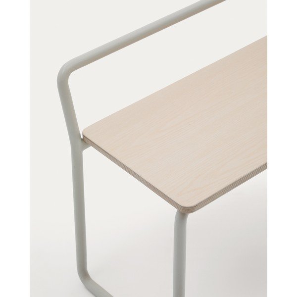 Beżowo-naturalna ławka Tinn – Kave Home-image-4