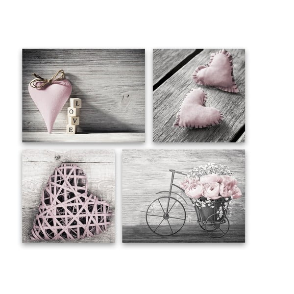 Wieloczęściowy obraz Styler Shabby, 67x74 cm-image-1