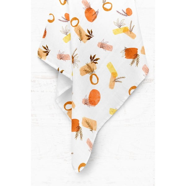 Biały koc dziecięcy muślinowy 75x100 cm Rhapsody – Mijolnir-image-2