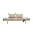 Sofa z lnianym pokryciem Karup Design Pace Natural/Linen