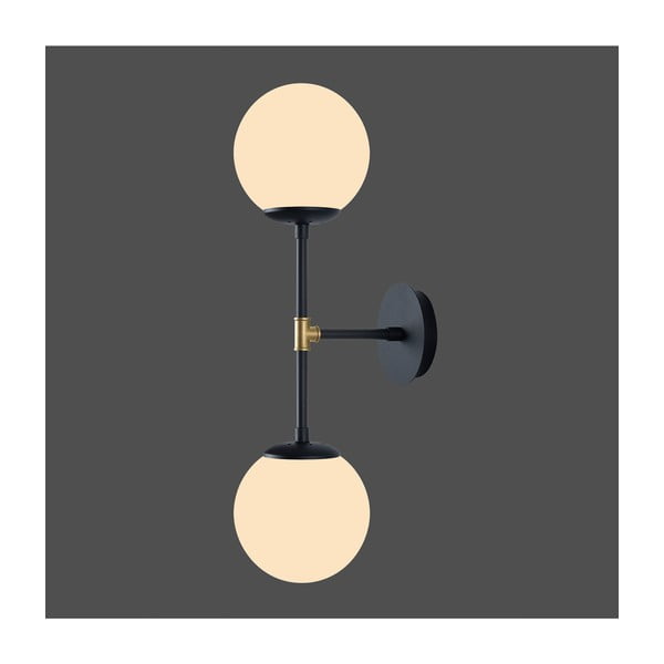 Czarny kinkiet Squid Lighting Kruva, dł. 58 cm-image-1