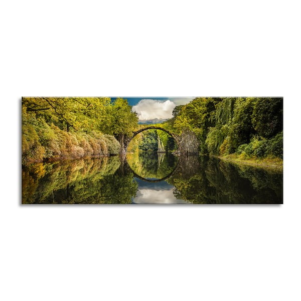 Obraz Styler Glasspik Views Devil Bridge, 50x125 cm