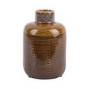 Brązowy ceramiczny wazon PT LIVING Bottle, wys. 14 cm