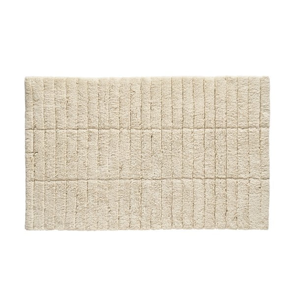 Beżowy dywanik łazienkowy 80x50 cm Tiles − Zone