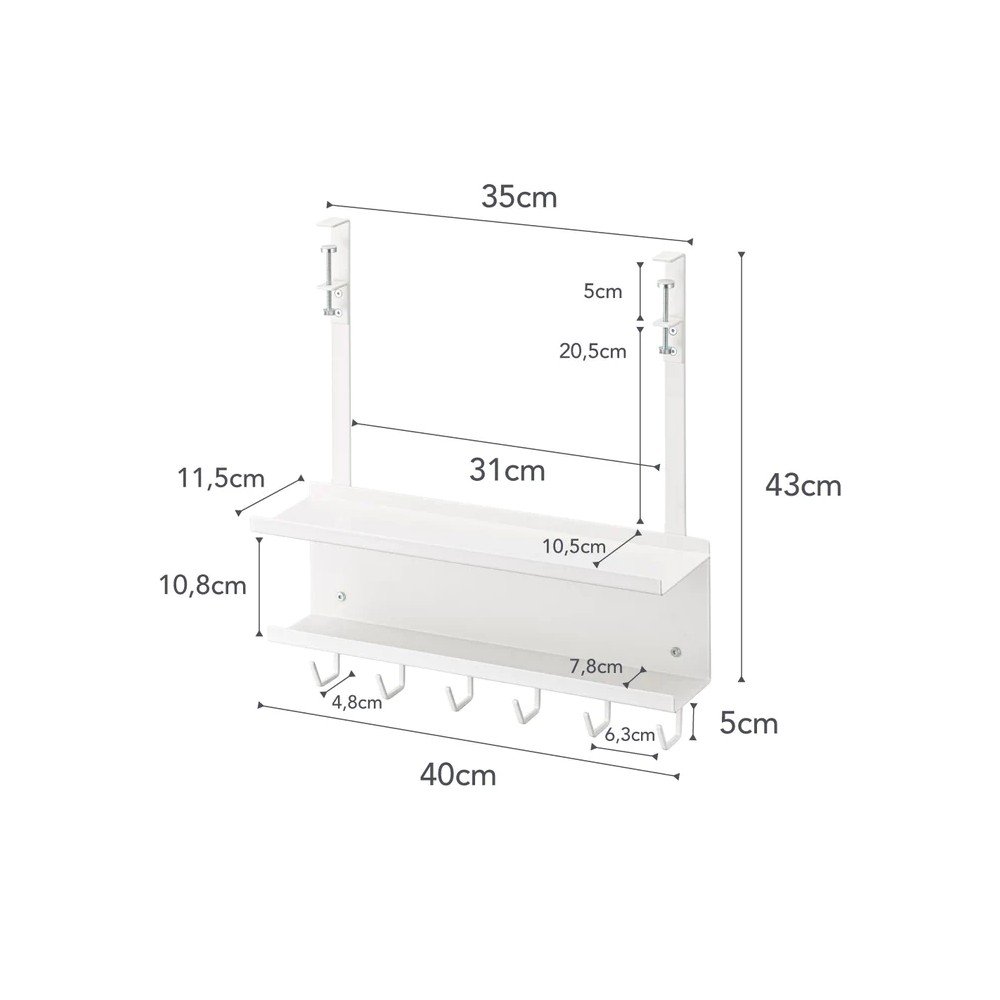Metalowy organizer Smart – YAMAZAKI (zdjęcie 5)