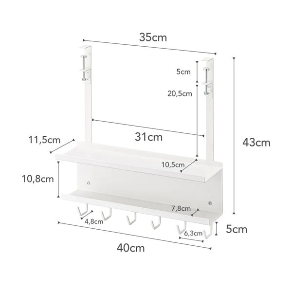 Metalowy organizer Smart – YAMAZAKI-image-4