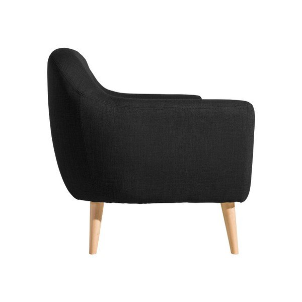 Czarna sofa 3-osobowa Max Winzer Kelly-image-2