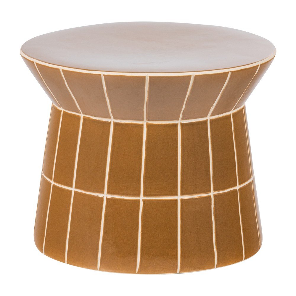 Okrągły stolik ceramiczny ø 38 cm Plu – WOOOD
