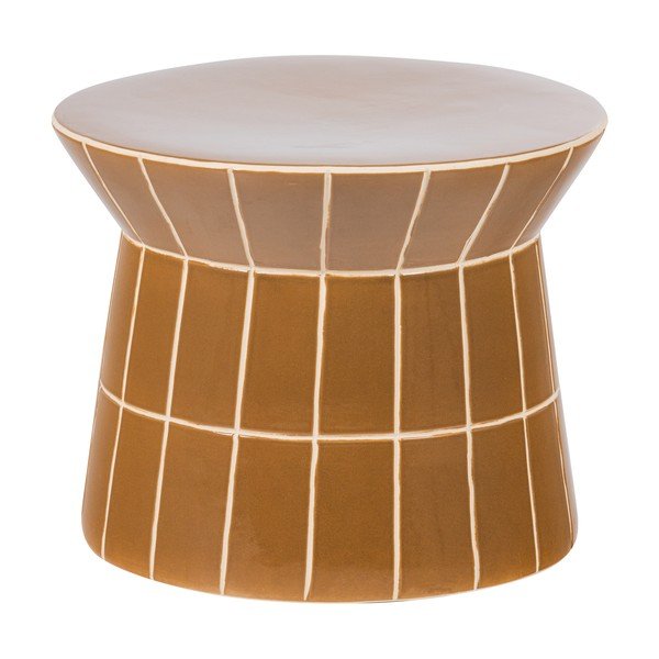 Okrągły stolik ceramiczny ø 38 cm Plu – WOOOD