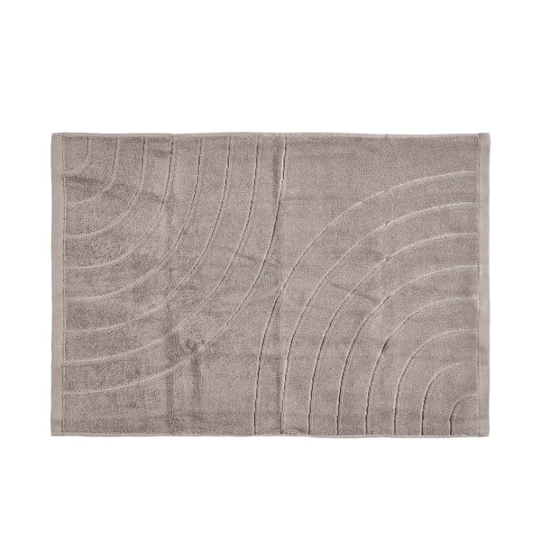 Szarobeżowy bawełniany ręcznik frotte 50x70 cm Time – Zone-image-1