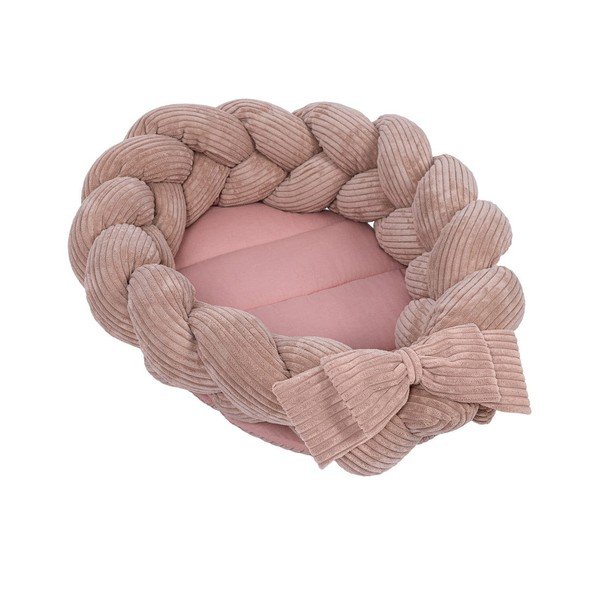 Różowy kokon dla niemowląt 47x70 cm – Meowbaby