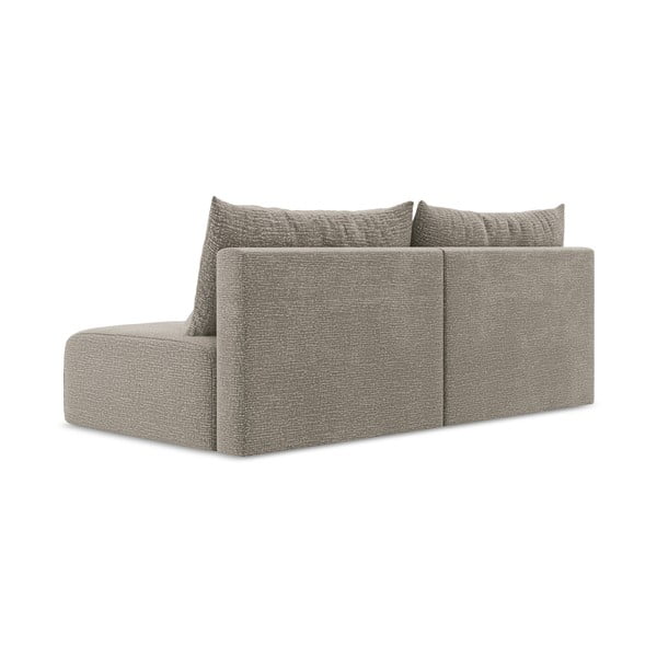 Beżowa rozkładana/ze schowkiem sofa 216 cm Kalena – Makamii-image-4
