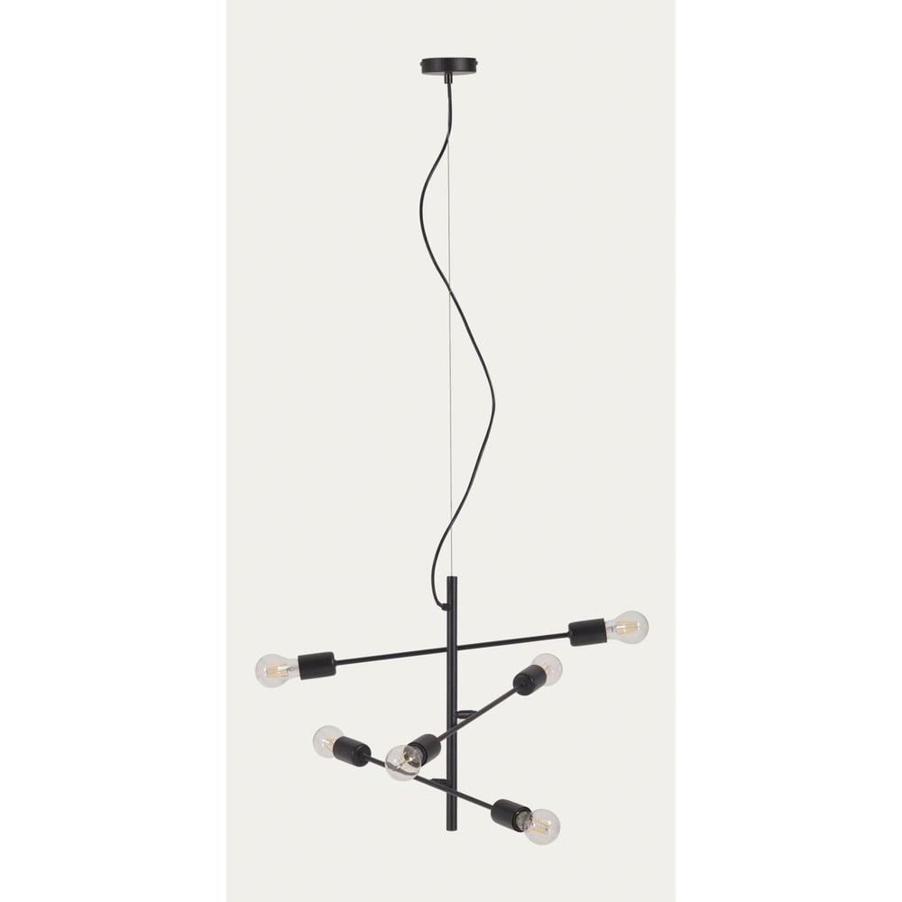 Czarna lampa wisząca ø 55 cm Spica – Kave Home (zdjęcie 9)