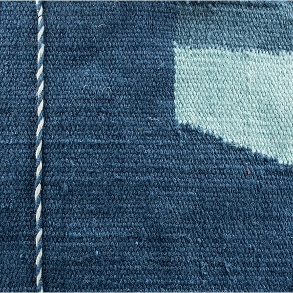 Poduszka zewnętrzna z tworzywa z recyklingu Green Decore Ensign, 45x45 cm-image-3