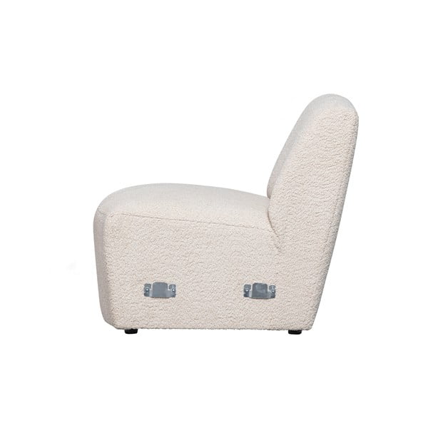 Kremowy moduł sofy z materiału bouclé (moduł środkowy) Coco  – WOOOD-image-3