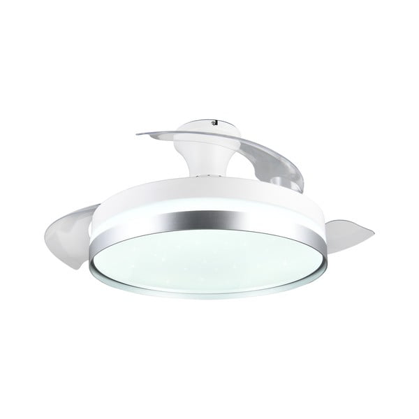 Biała/w kolorze srebra lampa sufitowa LED Lindberg – Trio-image-4