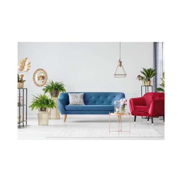 Niebieska sofa 3-osobowa Mazzini Sofas Amelie-image-2