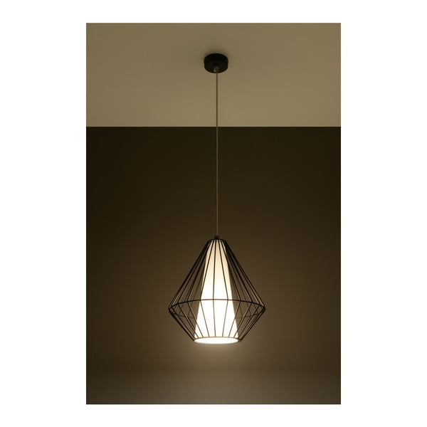 Czarna lampa wisząca Sollux Alfredo-image-3