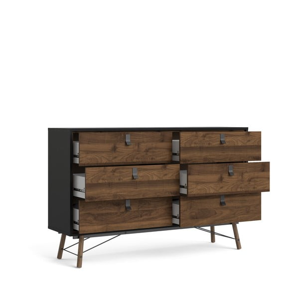 Ciemnobrązowa komoda Tvilum Ry, 150 x 95 cm-image-4