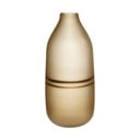 Brązowy szklany wazon Hübsch Frosted, wys. 30 cm