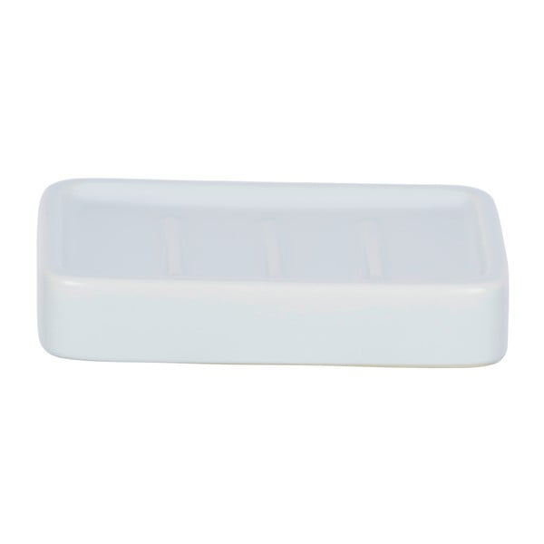 Matowobiała ceramiczna mydelniczka Wenko Hexa-image-1