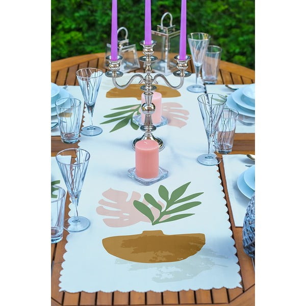 Zestaw 4 tekstylnych mat stołowych i bieżnika Minimalist Home World-image-3