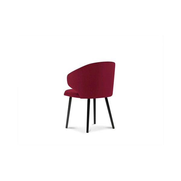 Czerwone krzesło z aksamitnym obiciem Windsor & Co Sofas Nemesis-image-2