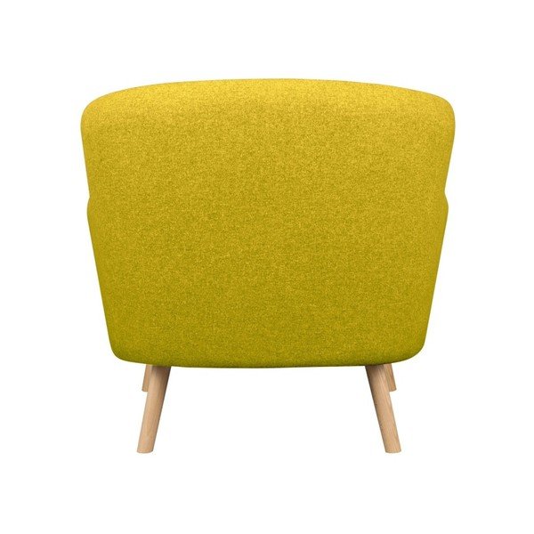 Żółty fotel Kooko Home Pop-image-3