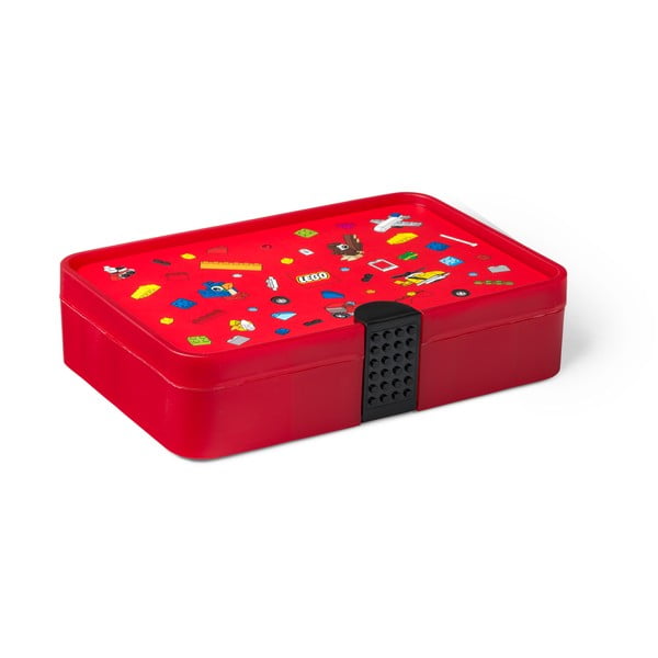 Czerwone pudełko z przegrodami LEGO® Iconic