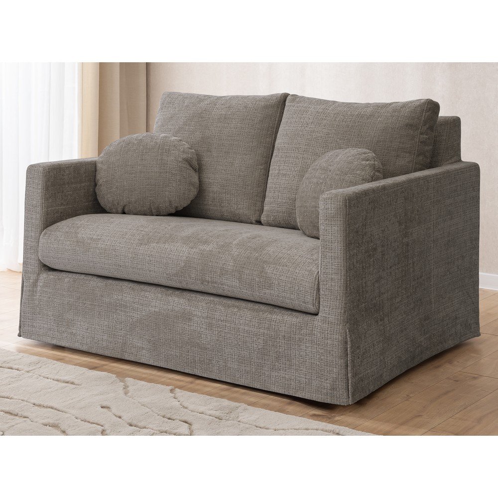 Szara sofa 140 cm Paphos – Ropez (zdjęcie 6)