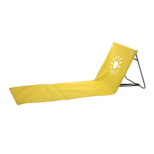 Żółty leżak plażowy Incidence Soleil