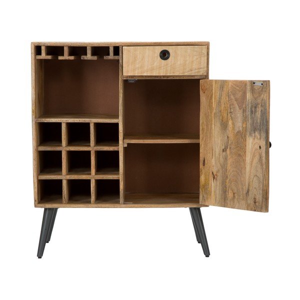 Szafka z drewna mangowca Mauro Ferretti Belgrado Cellar, szerokość 75 cm-image-3