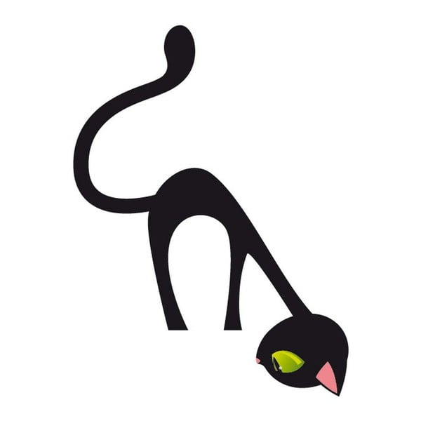 Naklejka Ambiance Curious Cat, 17x12 cm-image-1