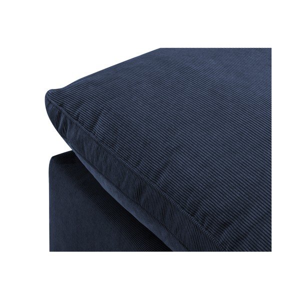 Ciemnoniebieska narożna część sztruksowej sofy modułowej Windsor & Co Sofas Galaxy, prawostronna-image-4