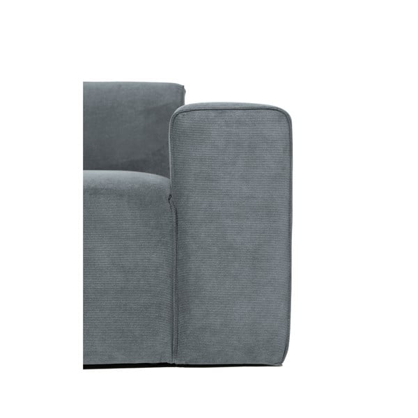 Szary sztruksowy moduł sofy (prawostronny) Sting – Scandic-image-3