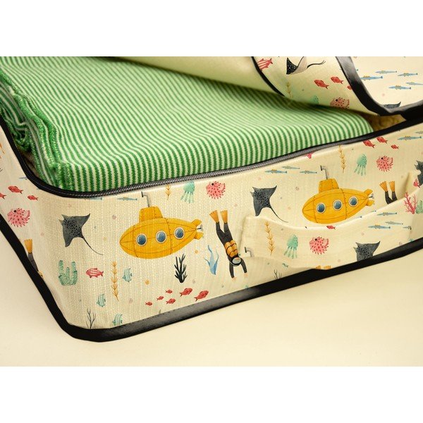 Tekstylny pojemnik do przechowywania ubrań 36x25x11 cm Submarine – Little Nice Things-image-3